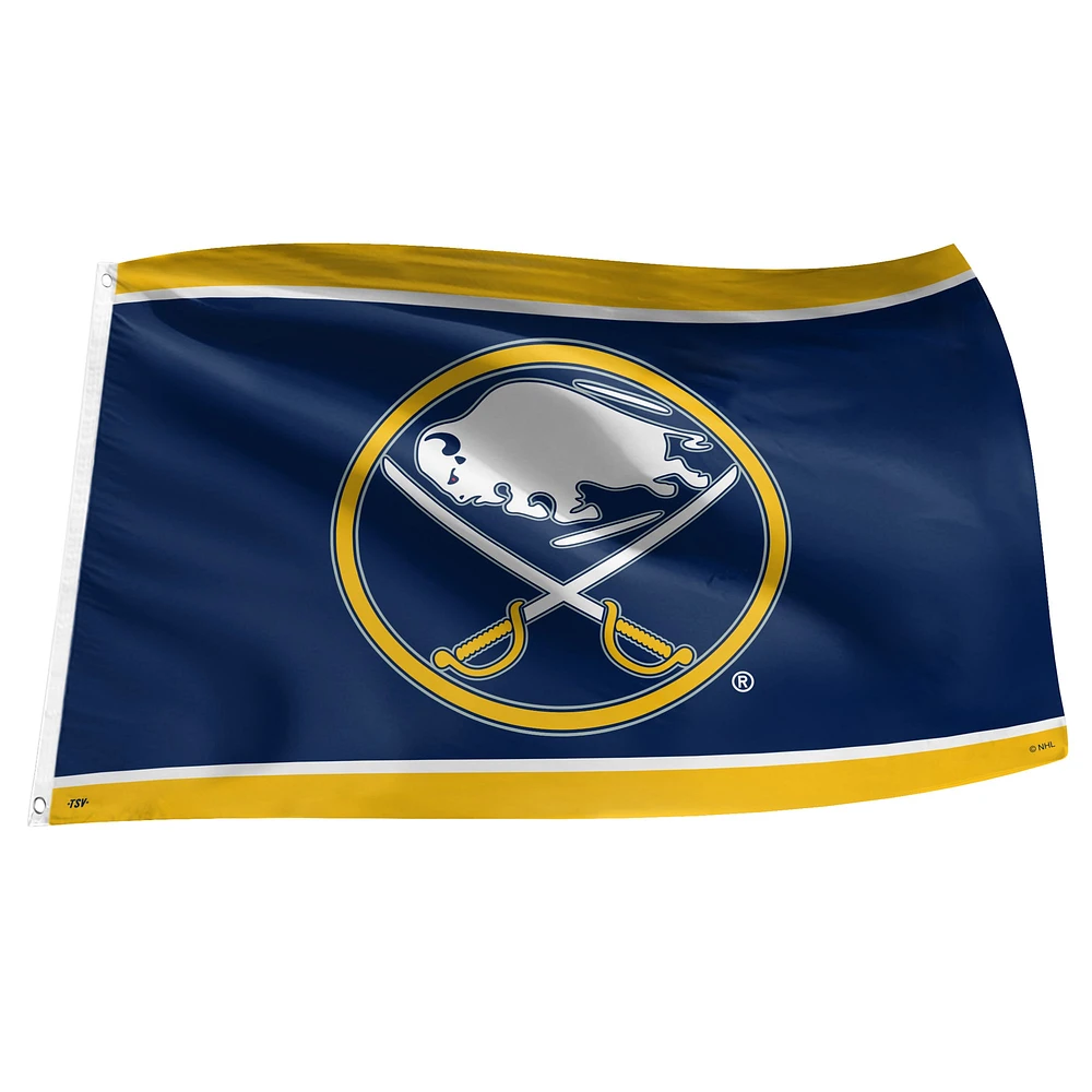 Sabres de Buffalo The Sports Vault - Drapeau 3 pi x 5 pi