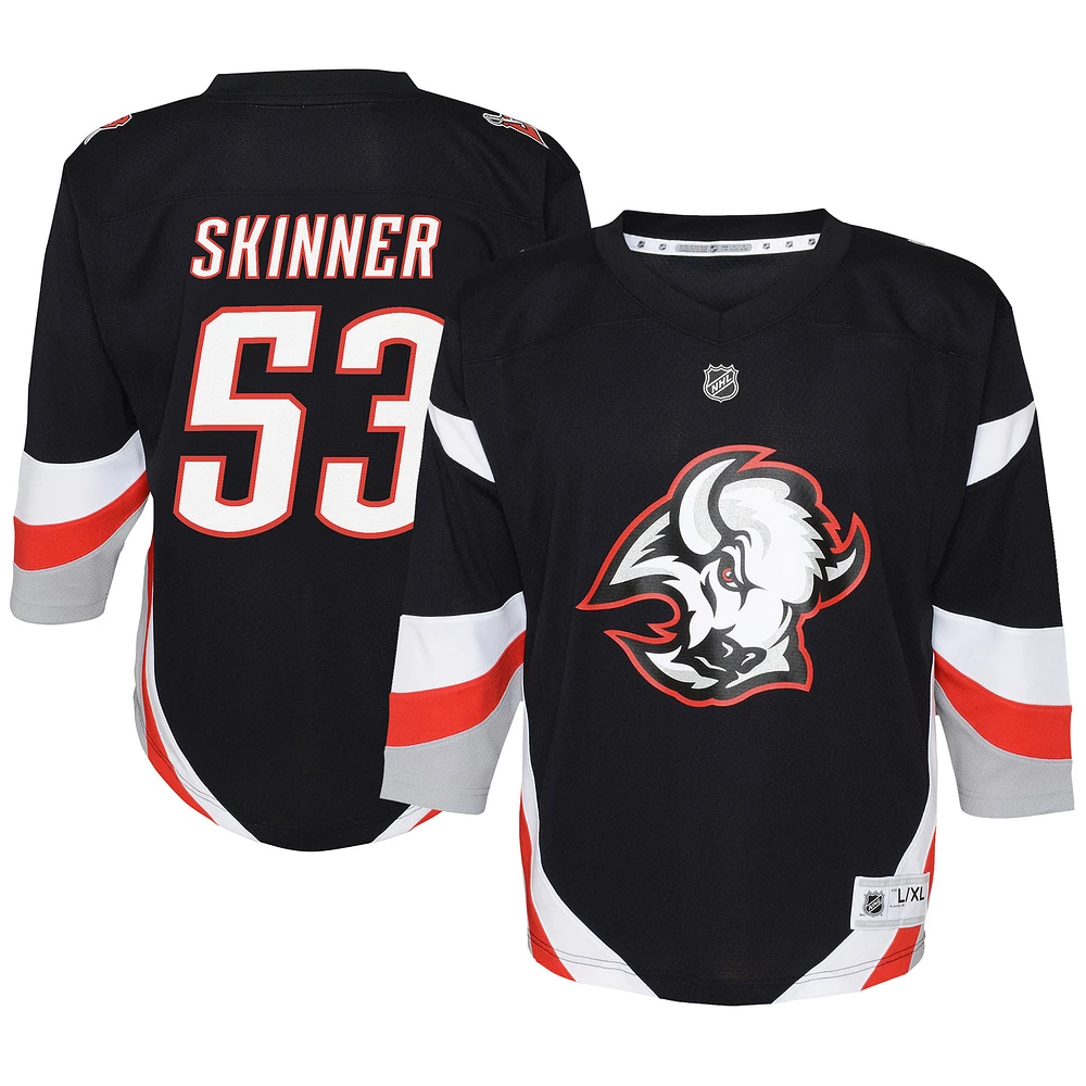 Enfant en bas âge Jeff Skinner Black Buffalo Sabres Alternate Replica Player Jersey