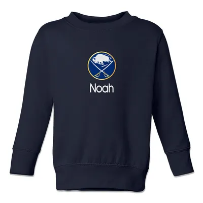 Buffalo Sabres Toddler Personalized Pullover Sweatshirt - Navy