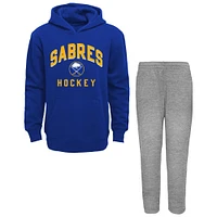 Toddler Royal/Heather Gray Buffalo Sabres Play by Pullover Hoodie & Pants Set