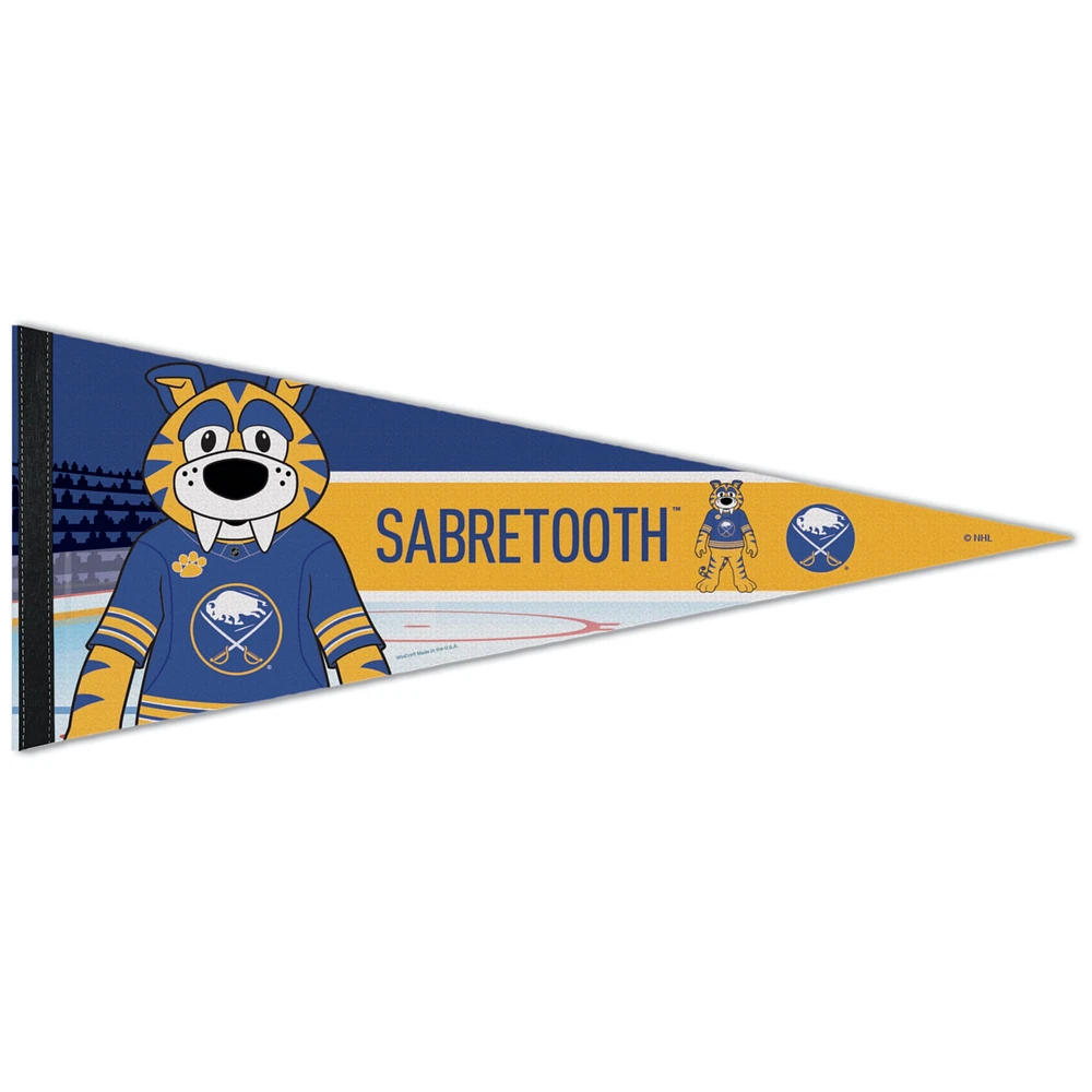 Fanion de mascotte Premium WinCraft Buffalo Sabres 12" x 30"