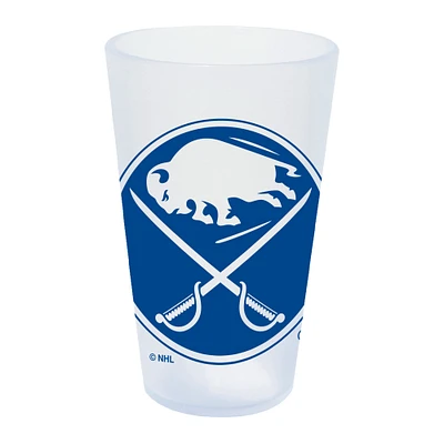 Sabres de buffle WinCraft 16oz. Verre à pinte en silicone Icicle