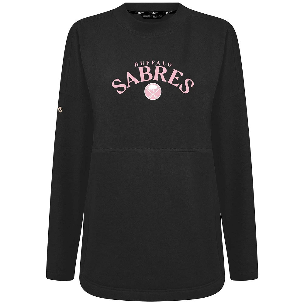Women's Levelwear Buffalo Sabres Mother's Day Beaudry Arched Pullover Sweatshirt