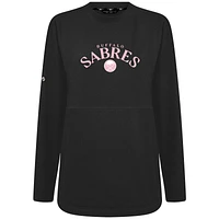 Women's Levelwear Buffalo Sabres Mother's Day Beaudry Arched Pullover Sweatshirt