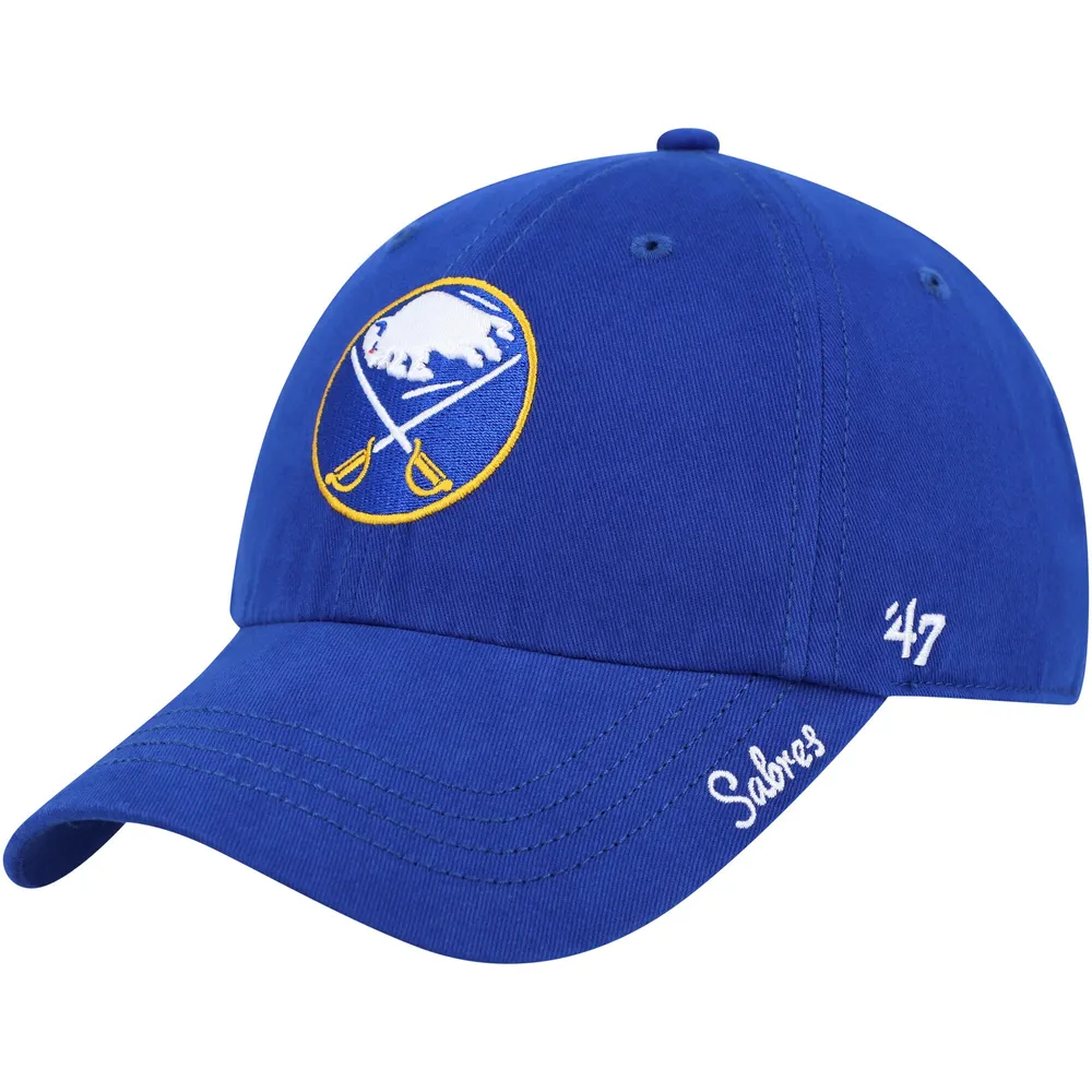 Buffalo Sabres Royal and White Trucker Snapback Hat