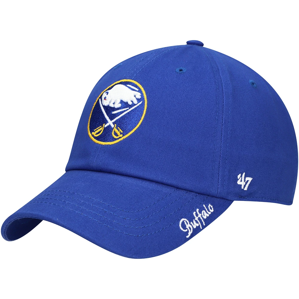 Casquette réglable '47 Royal Buffalo Sabres Team Miata Clean Up pour femme