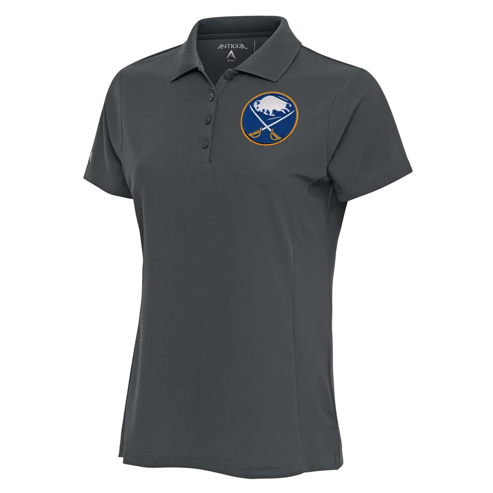 Antigua Men's Buffalo Bills Grey Legacy Pique Polo