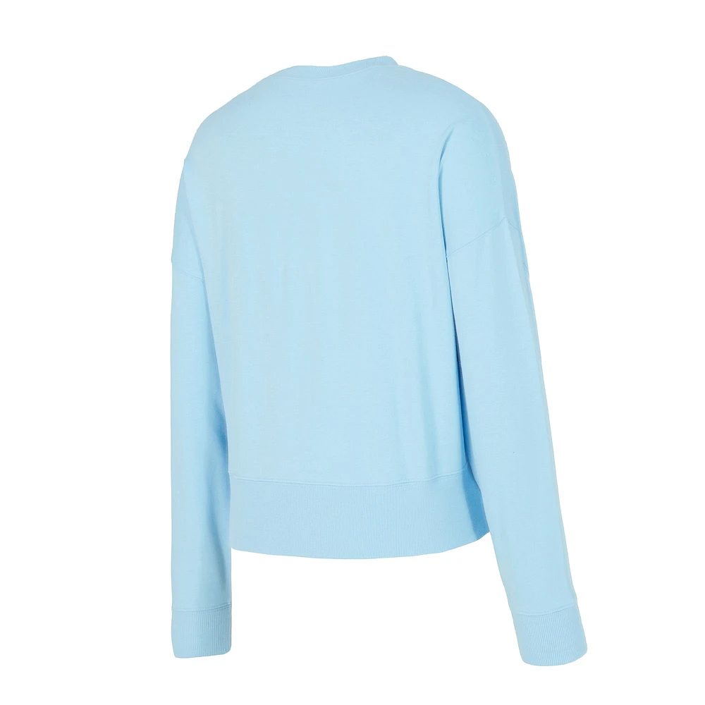 Women's Concepts Sport Light Blue Buffalo Sabres Tonal Pullover Sweatshirt