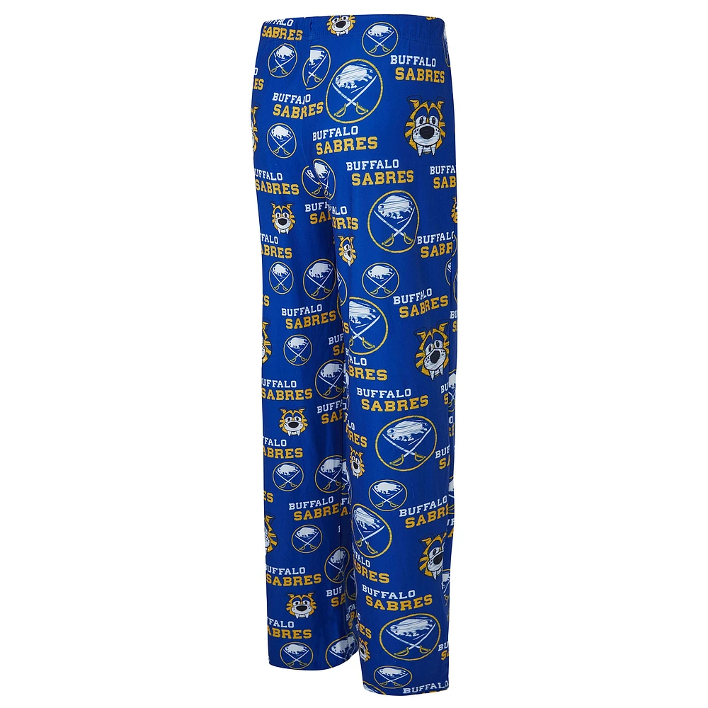 Pantalon en tricot à imprimé intégral Zest pour femme Concepts Sport Royal Buffalo Sabres