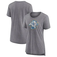 Women's Fanatics Heather Gray Buffalo Sabres Special Edition 2.0 Modern T-Shirt