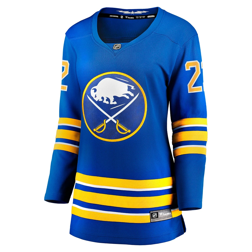 Maillot de joueur échappé à domicile Fanatics Jack Quinn Royal Buffalo Sabres pour femmes