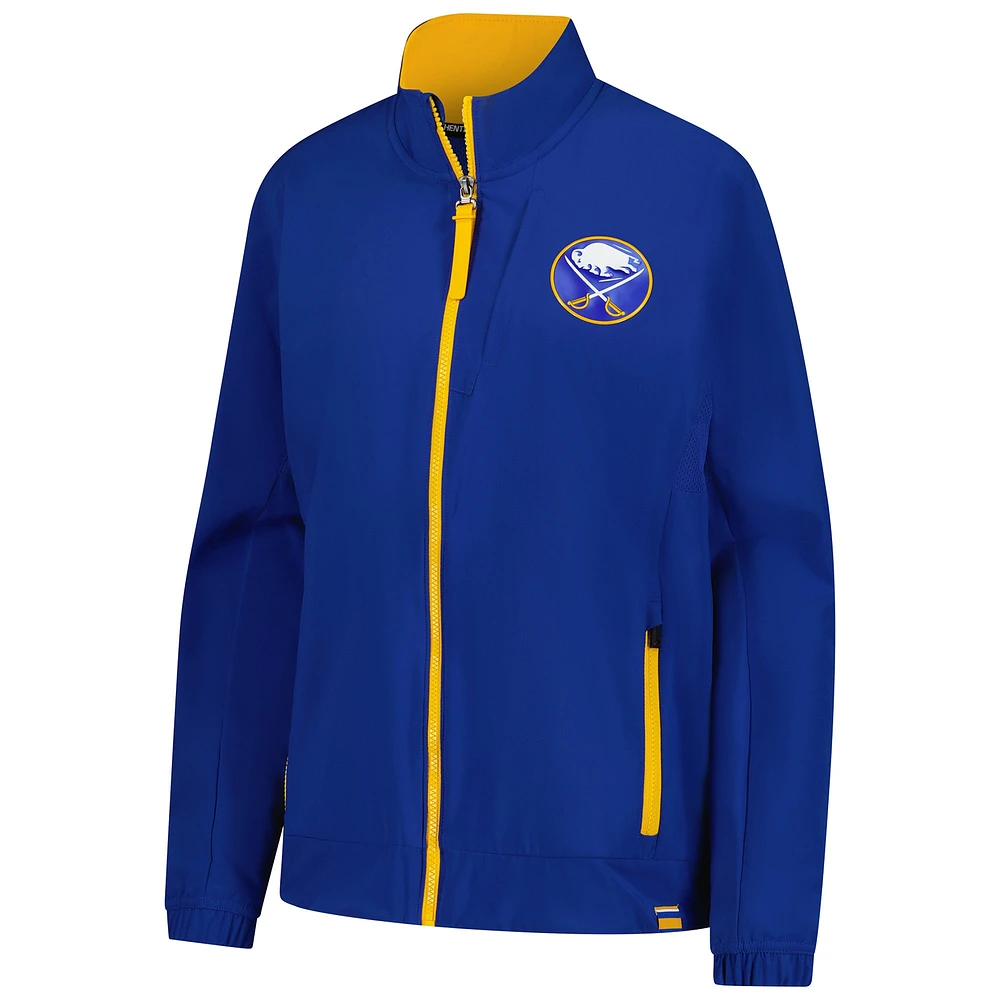 Women's Fanatics Royal Buffalo Sabres Authentic Pro Rink Coaches Full-Zip Jacket