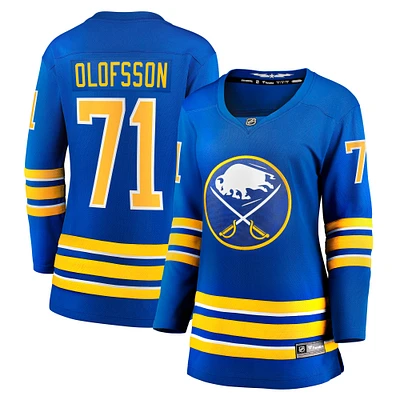 Women's Fanatics Victor Olofsson Royal Buffalo Sabres Breakaway Player Jersey