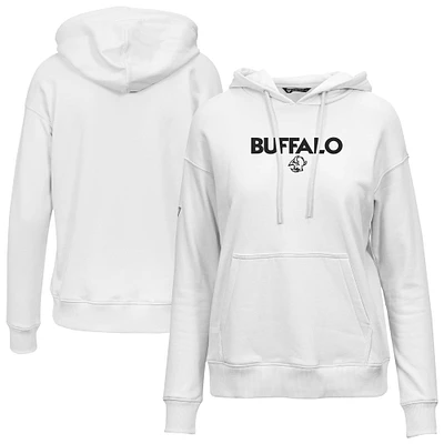 Women's Levelwear  White Buffalo Sabres Adorn City Capsule Pullover Hoodie