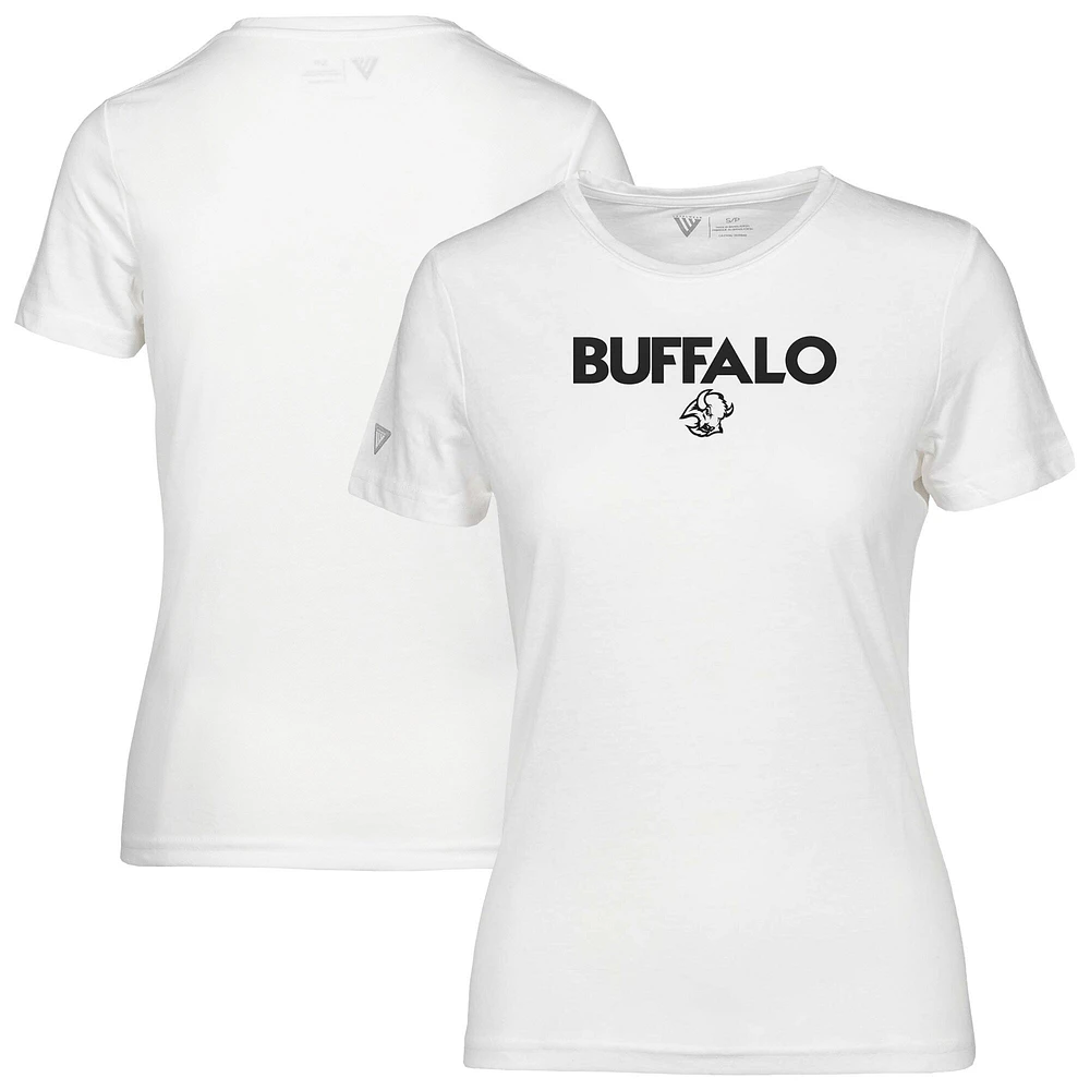 T-shirt capsule Maddox City pour femme des Sabres de Buffalo blanc Levelwear