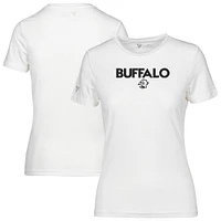 T-shirt capsule Maddox City pour femme des Sabres de Buffalo blanc Levelwear