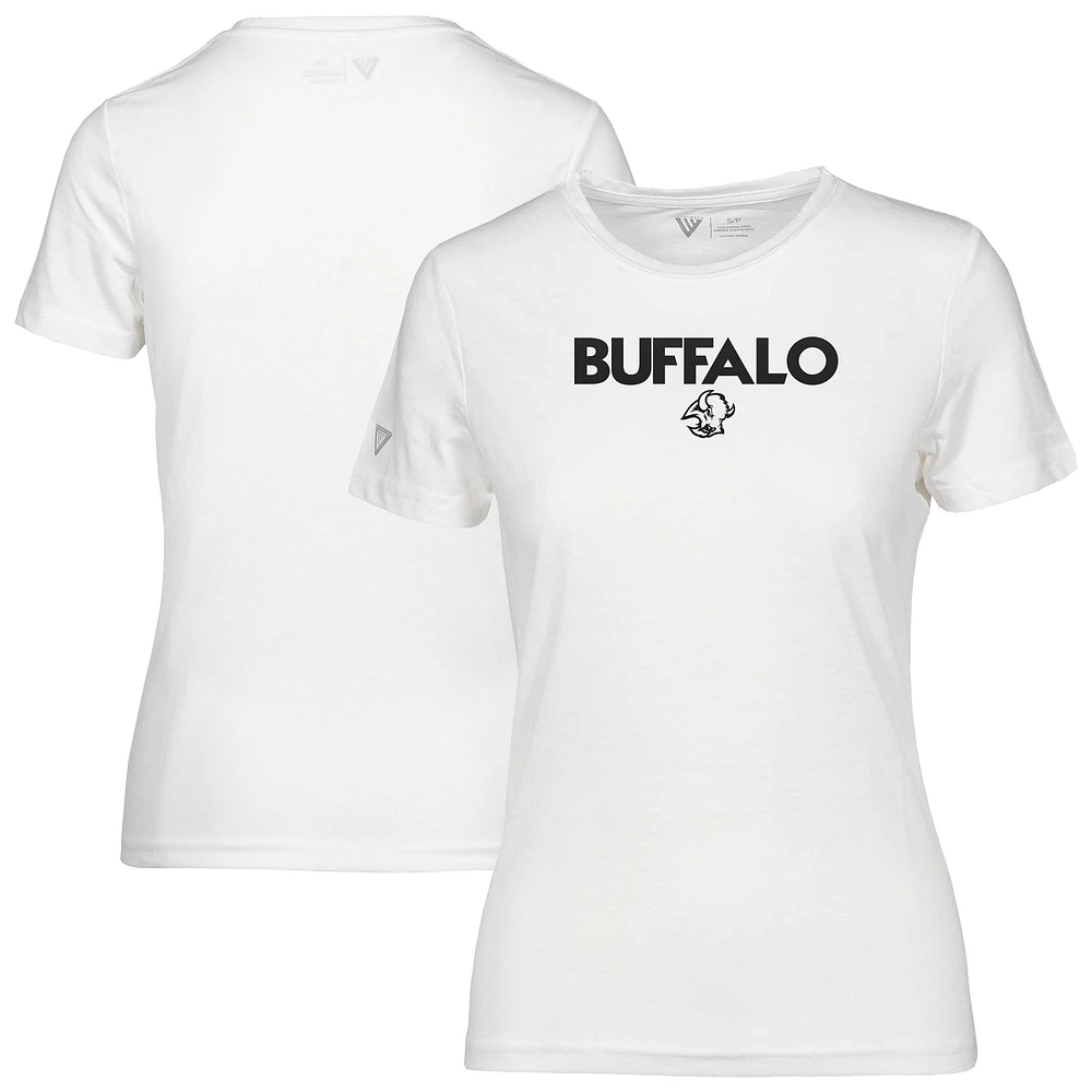 T-shirt capsule Maddox City pour femme des Sabres de Buffalo blanc Levelwear