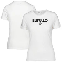 T-shirt capsule Maddox City pour femme des Sabres de Buffalo blanc Levelwear