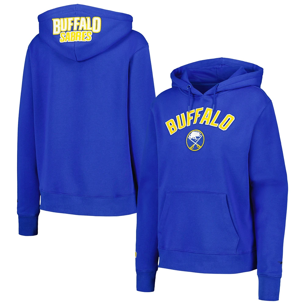 Sweat à capuche classique en chenille Pro Standard Royal Buffalo Sabres pour femmes