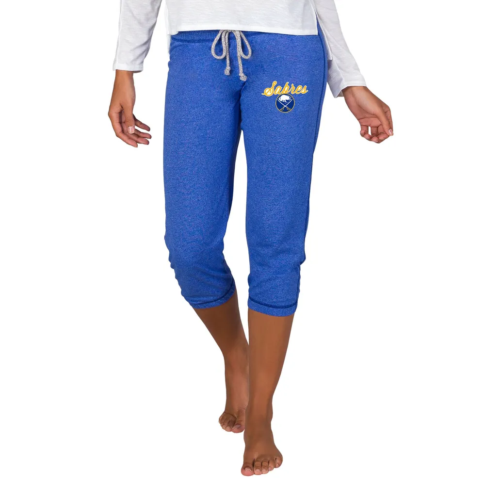 Lids Buffalo Sabres Women's Quest Knit Capri Pants - Royal