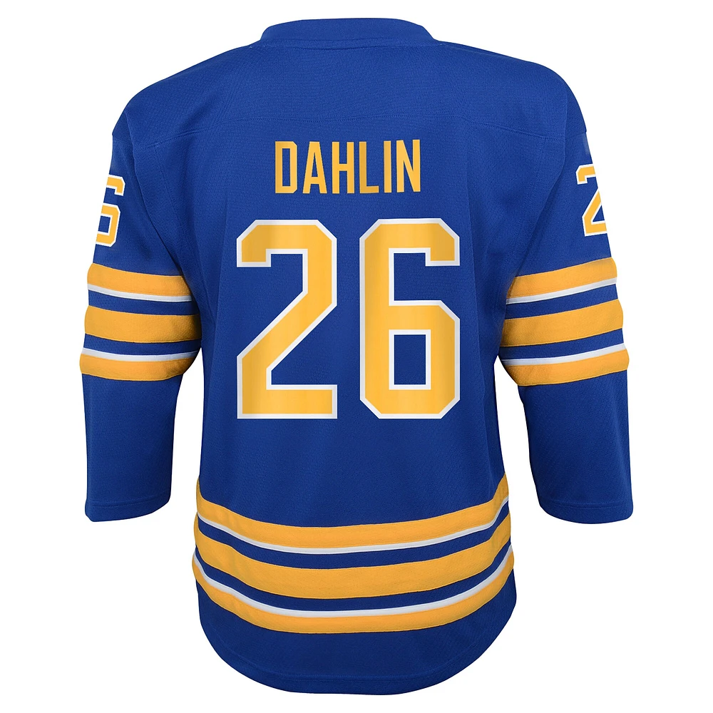 Maillot de joueur à domicile réplique la marine Rasmus Dahlin pour jeunes Buffalo Sabres