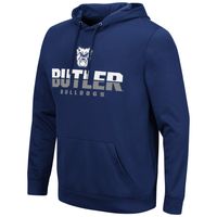 Men's Colosseum Navy Butler Bulldogs Lantern Pullover Hoodie