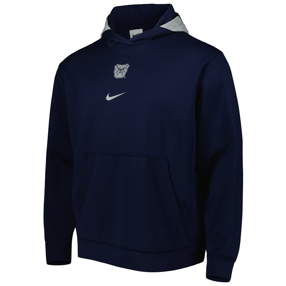 Men's Nike Navy Butler Bulldogs Spotlight Performance Pullover Hoodie