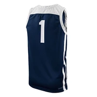 Maillot de basket-ball réplique Nike #1 Navy Butler Bulldogs pour homme