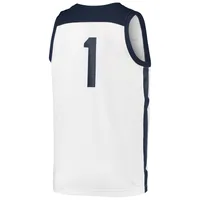 Maillot de basket-ball réplique l'équipe Nike #1 White Butler Bulldogs pour homme