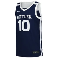 Maillot de basket-ball réplique Nike #10 bleu marine Butler Bulldogs pour homme