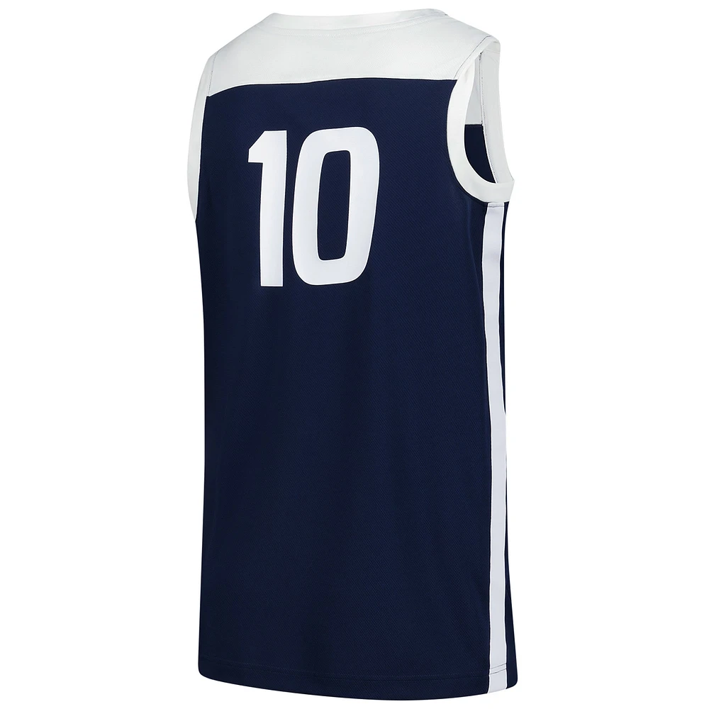 Men's Nike #10 Navy Butler Bulldogs Replica Basketball Jersey