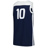 Maillot de basket-ball réplique Nike #10 bleu marine Butler Bulldogs pour homme