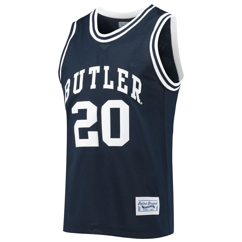 Men's Original Retro Brand Gordon Hayward Navy Butler Bulldogs Commemorative Classic Basketball Jersey