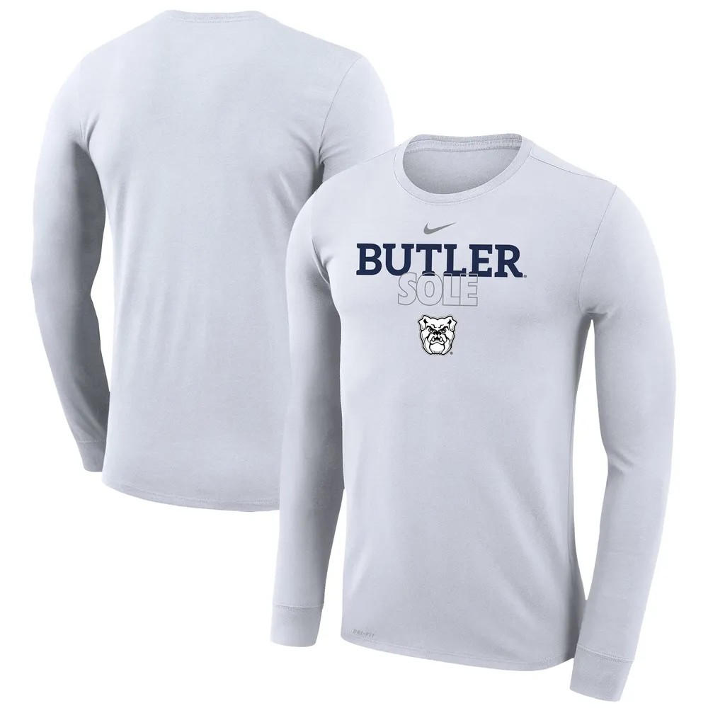 T-shirt à manches longues Nike White Butler Bulldogs 2023 On Court Bench