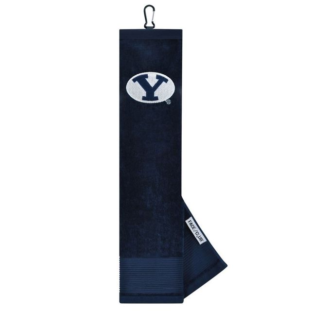 BYU Cougars 16" x 24" Serviette triple pli pour le visage et le club