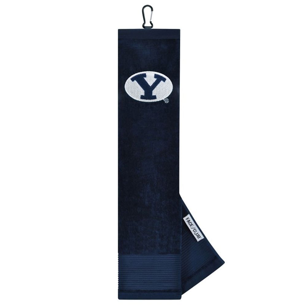 BYU Cougars 16" x 24" Face & Club Tri-Fold Towel