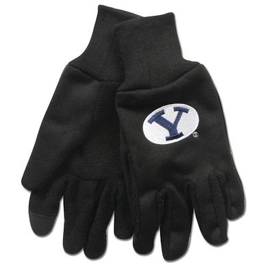 Gants tactiles avec logo de l'équipe BYU Cougars McArthur