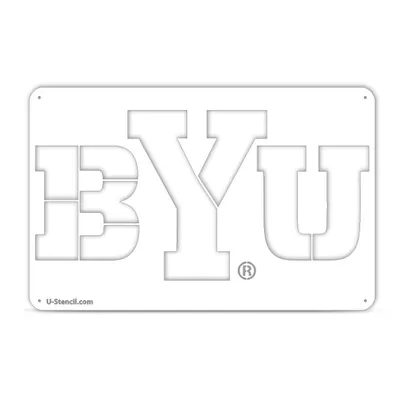 BYU Cougars Tailgater Stencil