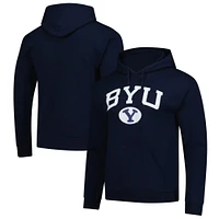 Men's Navy BYU Cougars Fleece Pullover Hoodie