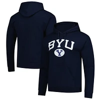 Men's Navy BYU Cougars Fleece Pullover Hoodie