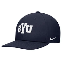 Men's Nike Navy BYU Cougars Pro Snapback Hat