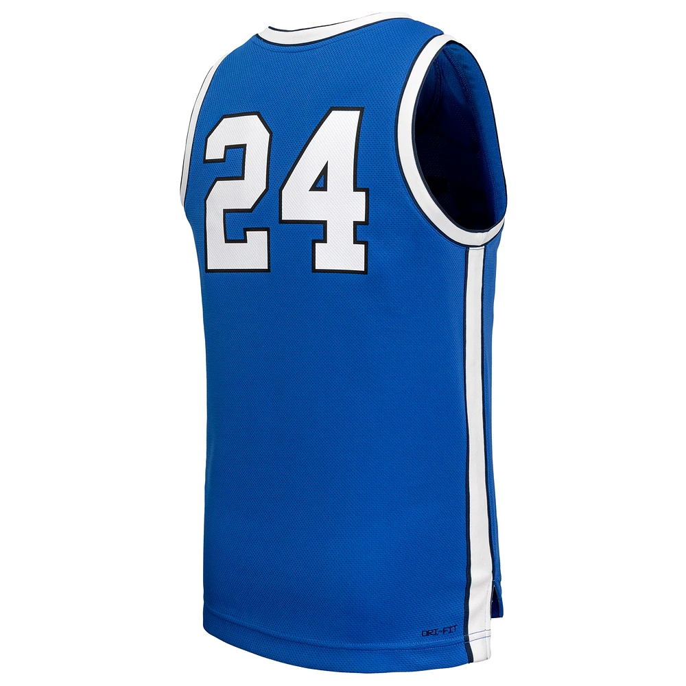 Maillot de basket-ball réplique Nike Royal BYU Cougars pour homme