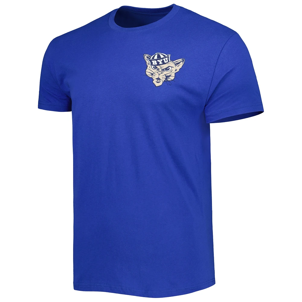 Men's Royal BYU Cougars Vault Premium T-Shirt