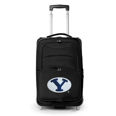 BYU Cougars MOJO 21" Softside Rolling Carry-On Suitcase - Black