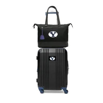 BYU Cougars MOJO Premium Laptop Tote Bag and Luggage Set