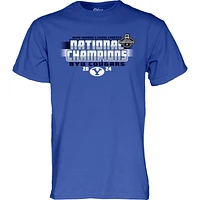 T-shirt unisexe bleu 84 Royal BYU Cougars 2024 NCAA Women's Cross Country National Champions