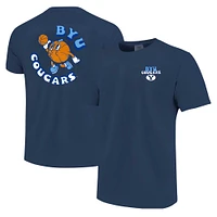 T-shirt de basket-ball aux couleurs confortables des Cougars BYU bleu marine pour jeunes