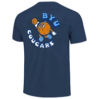 T-shirt de basket-ball aux couleurs confortables des Cougars BYU bleu marine pour jeunes