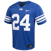 Youth Nike #1 Royal BYU Cougars Untouchable Football Jersey