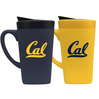 Cal Bears 16oz. Soft Touch Ceramic Mug with Lid Two-Piece Set
